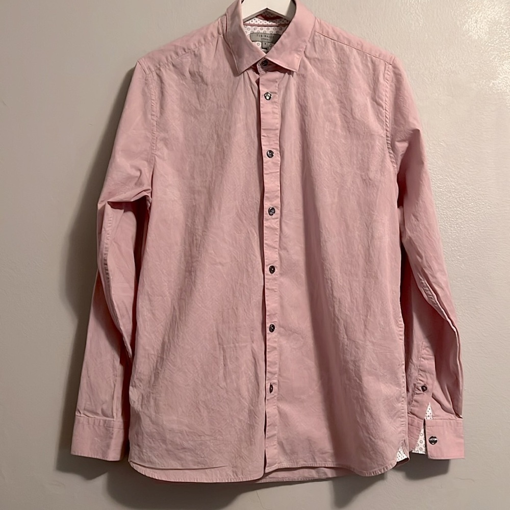 Ted Baker - pastel pink boyfriend Shirt Size 8-10
